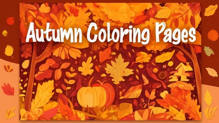 15 Free Autumn Coloring Pages (PDF Printables)