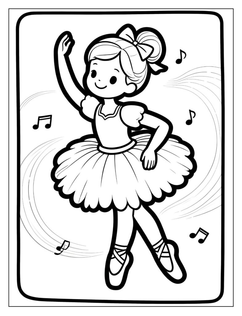 A ballerina doll in a tutu and slippers.