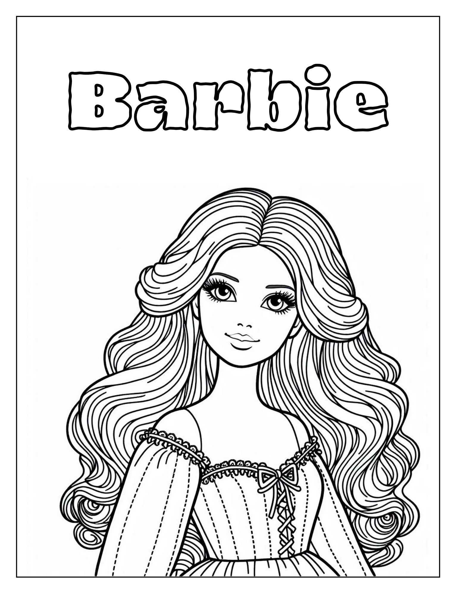 Barbie Coloring Pages: 15 Fun Pages to Download and Print for Free ...