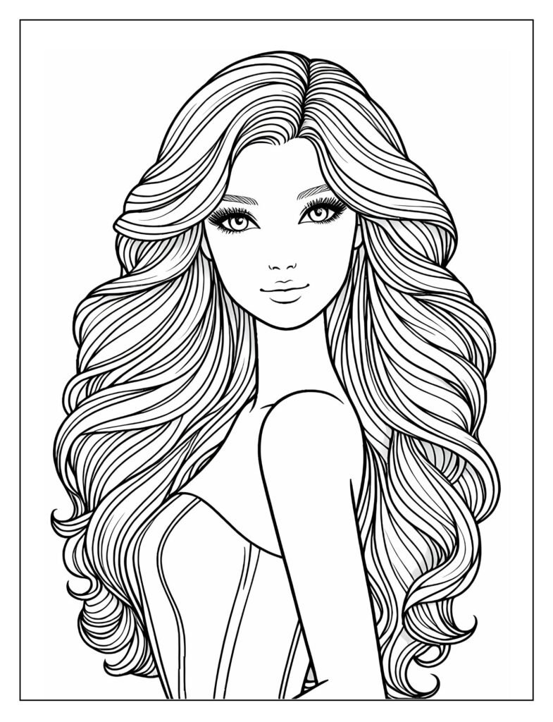 A Beautiful Barbie doll dressed in a stylish outfit, showcasing modern fashion trends.


