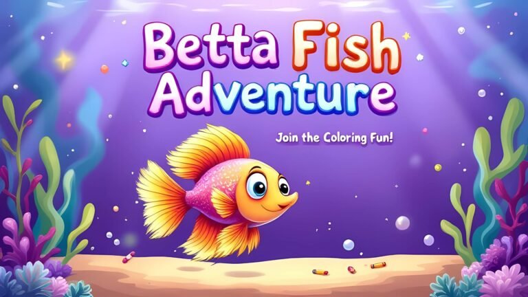 15 Free Betta Fish Coloring Pages (PDF Printables)