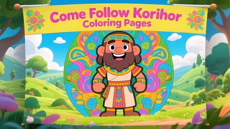 15 Free Come Follow Korihor Coloring Pages (PDF Printables)