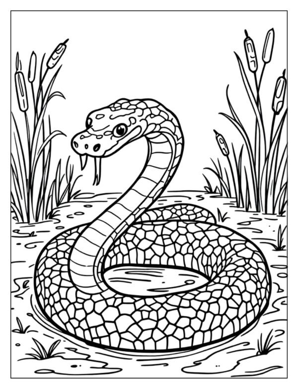 100 Free Printables Snake Coloring Pages - Freentable
