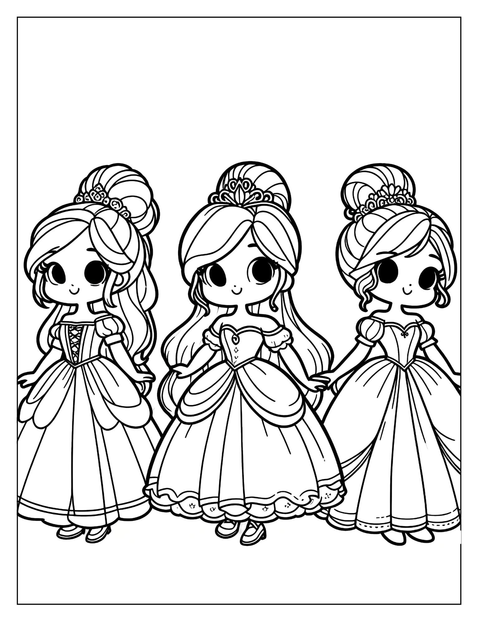 16 Disney Princess Coloring Pages – 16 Free Designs for Magical ...