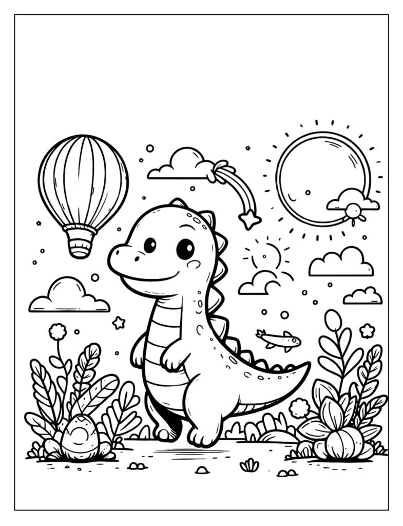 A child building a dinosaur out of colorful blocks.