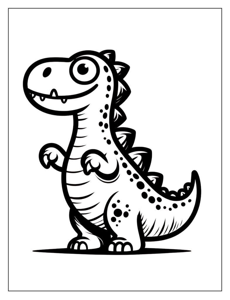 A collection of fun dinosaur drawings and sketches.