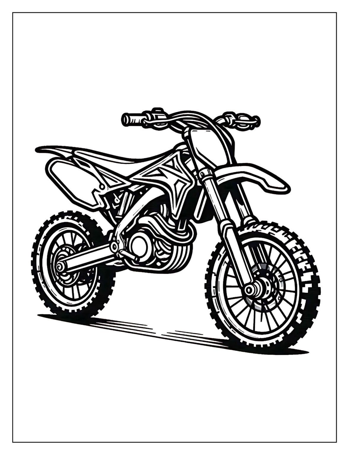 20 Dirt Bike Coloring Pages (Free PDF Printables) - Freentable