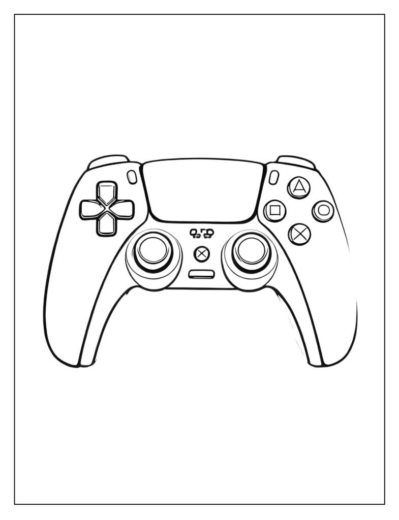 Drawing of the PS5 controller specifically designed for the Galactic Purple color variant.