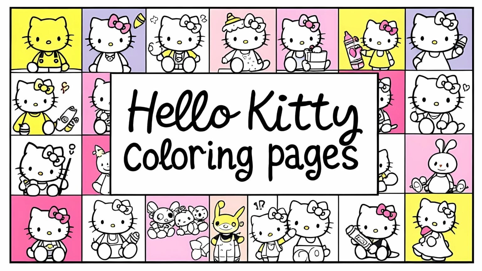 30 Hello Kitty Coloring Pages Free PDF Printables [2025] Freentable