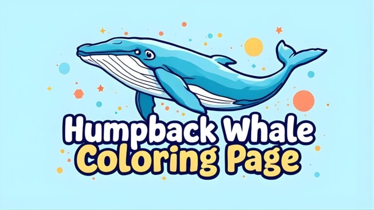 15 Free Humpback Whale Coloring Pages (PDF Printables)