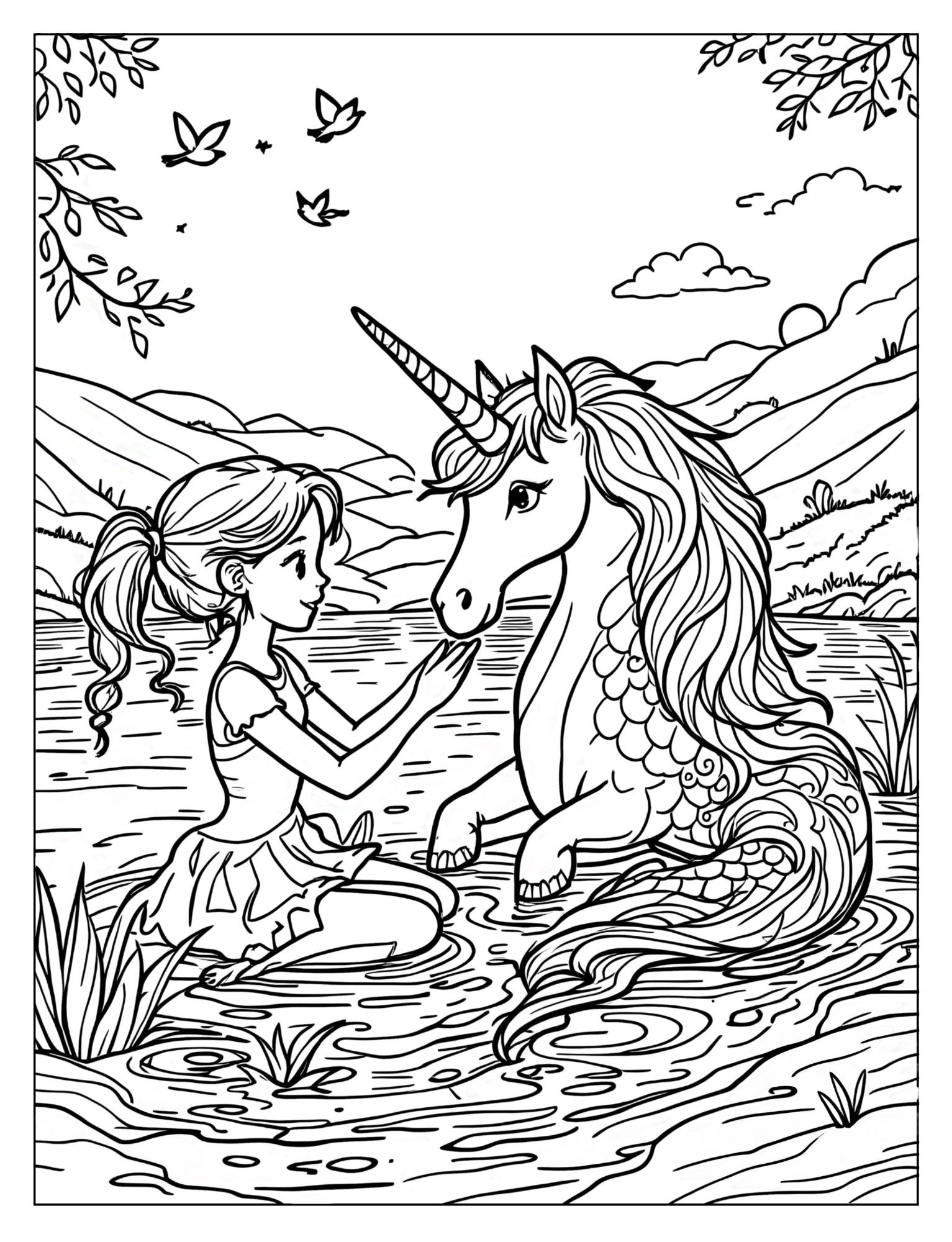 15 Unicorn Academy Coloring Pages (Free PDF Prinatbles) - Freentable