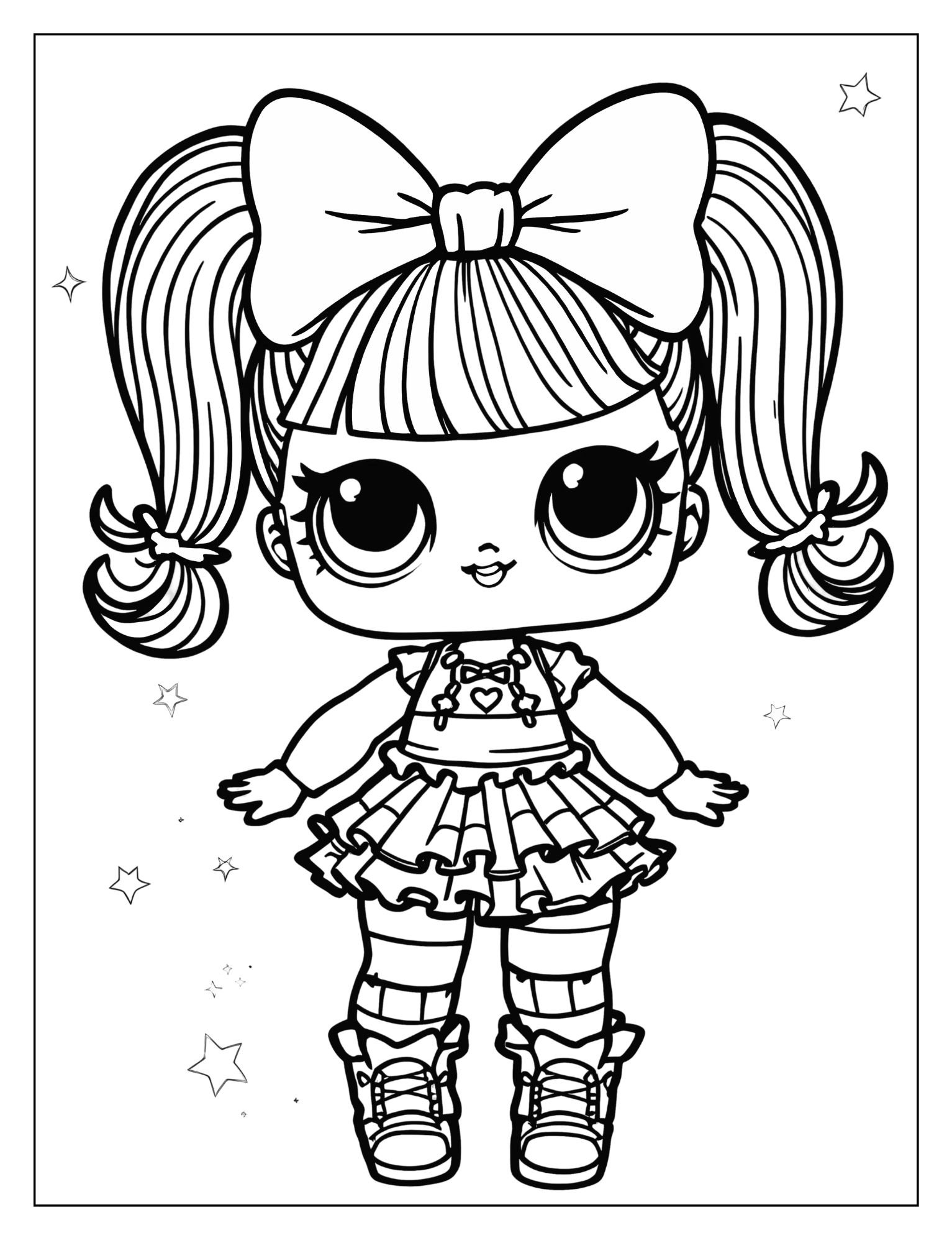 18 LOL Surprise Doll Coloring Pages (Free PDF Printable) - Freentable