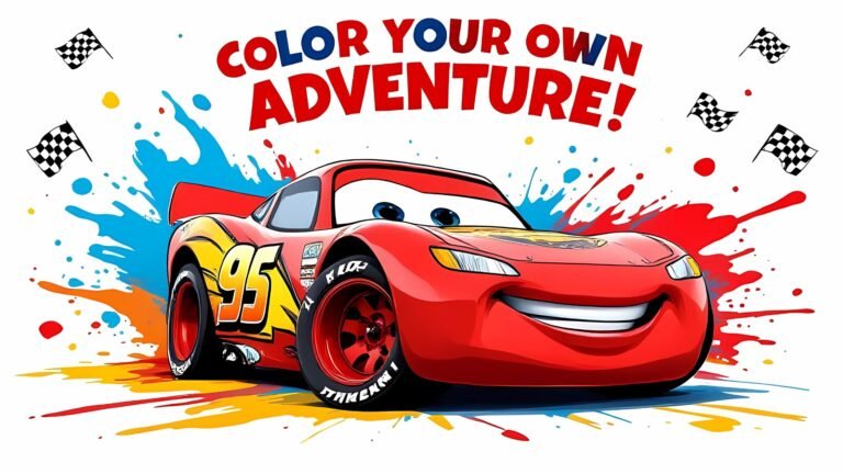 15 Lightning McQueen Coloring Pages (Free PDF Printables)