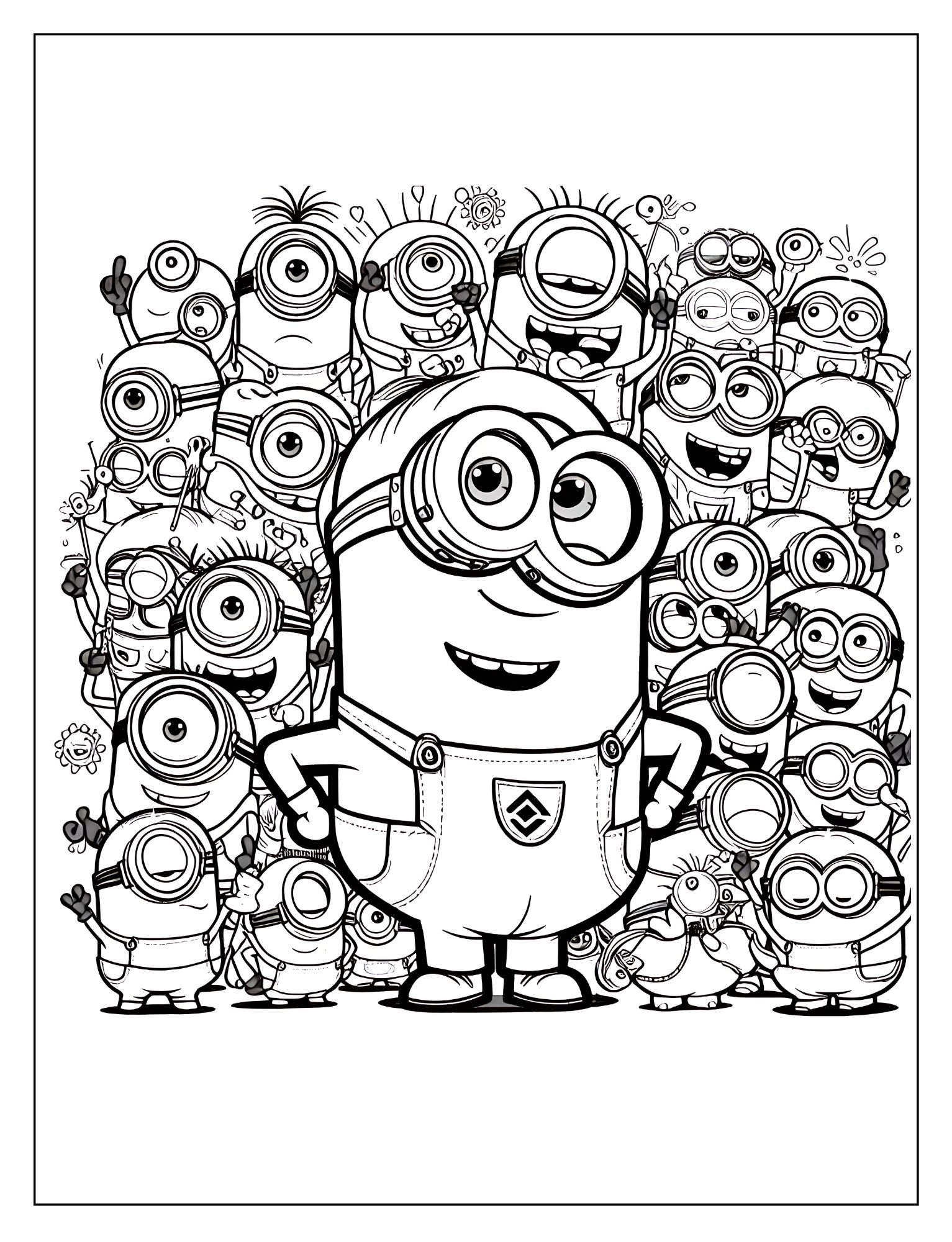 Minions Coloring Pages – 16 Free Printables Full of Mischief & Fun ...
