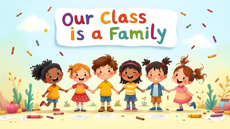 15 Free Our Class is a Family Coloring Pages (PDF Printables)