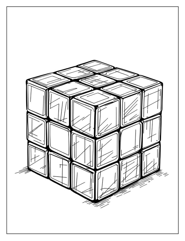 3x3x3 Rubik's Cube fully solved into the Checkerboard Pattern on all faces.