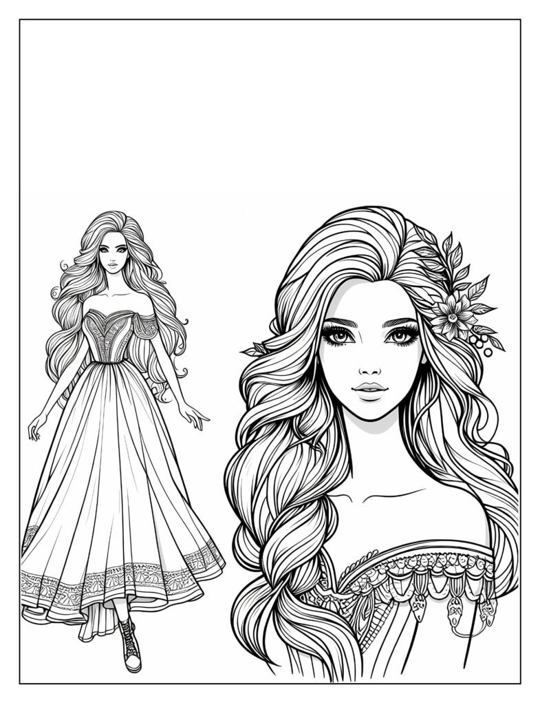 Princess Barbie gracefully dancing at a royal ball, embodying the classic princess theme.