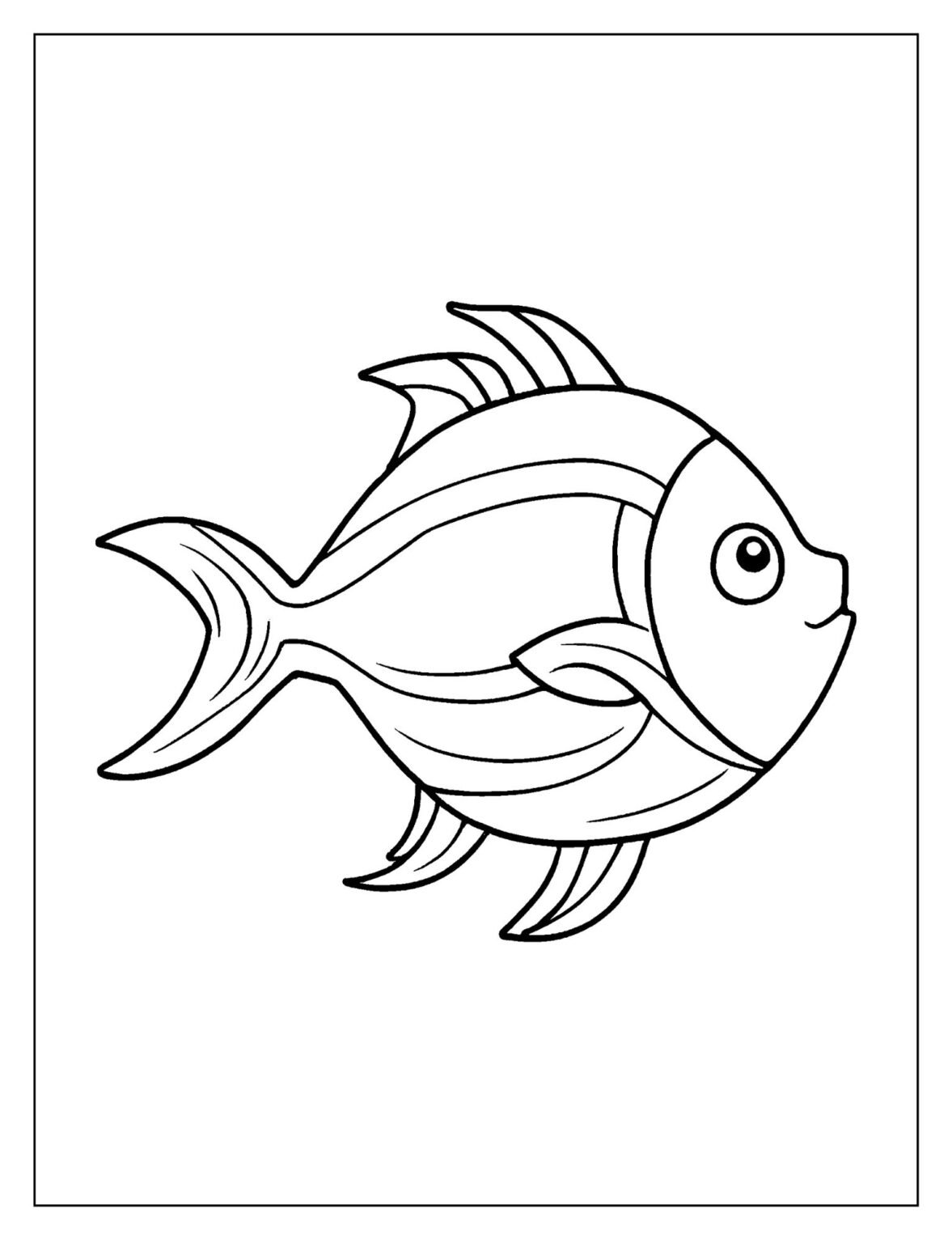20 Rainbow Fish Coloring Pages (Free PDF Printables) - Freentable