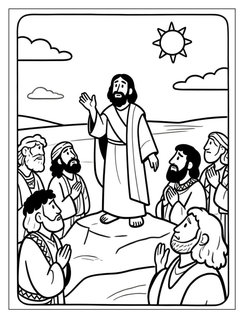 Zoramites listening to Alma and repenting of their sins.