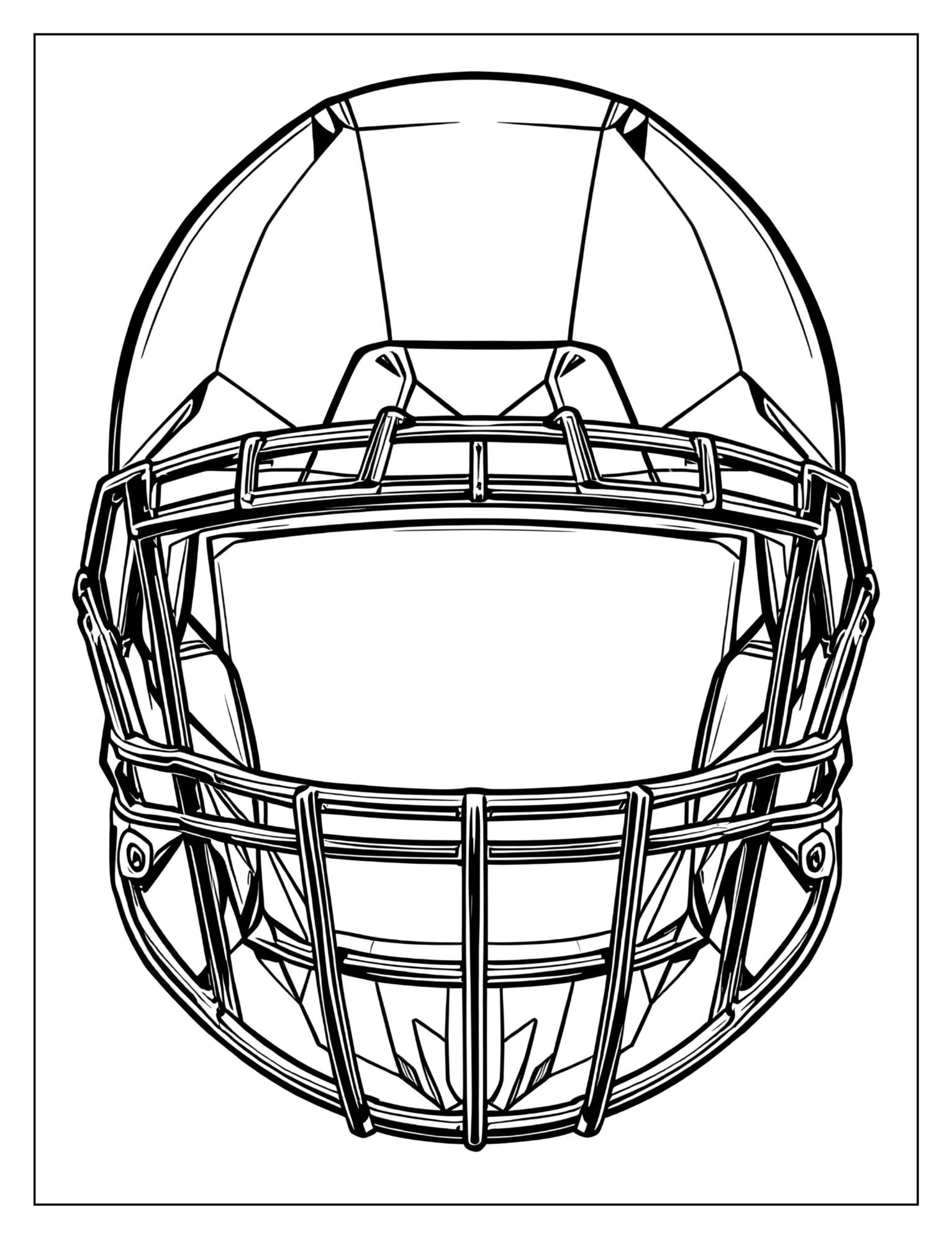15 Free Football Helmet Coloring Pages (PDF Printables) - Freentable
