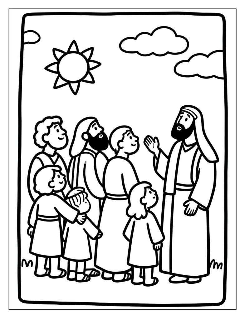 Faithful people turning away from Korihor's teachings.