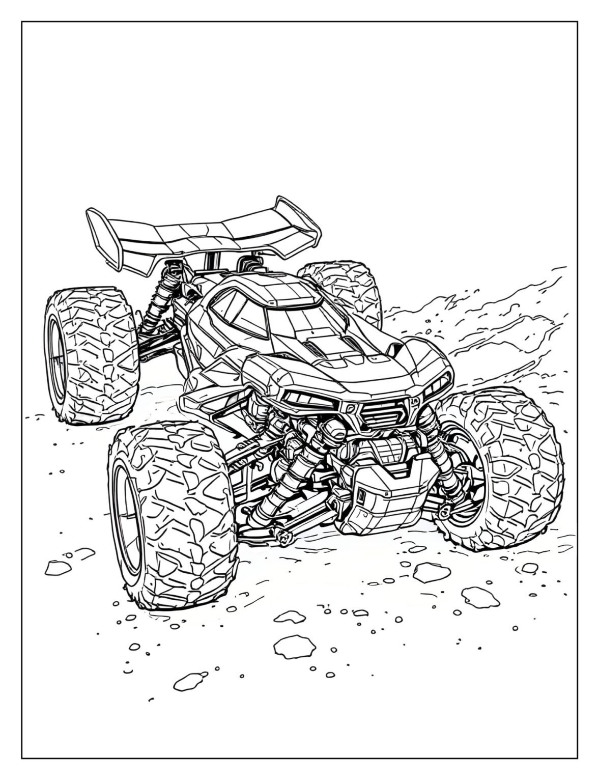 15 Free Remote Control Car Coloring Pages (PDF Printables) - Freentable