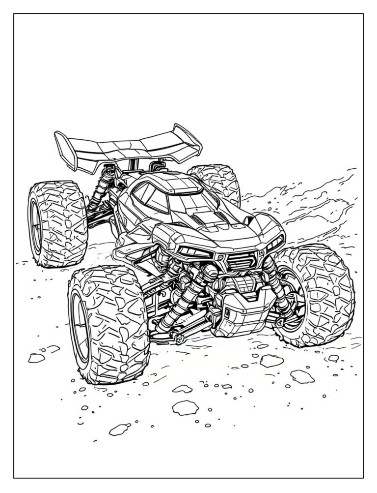 15 Free Remote Control Car Coloring Pages (PDF Printables) - Freentable