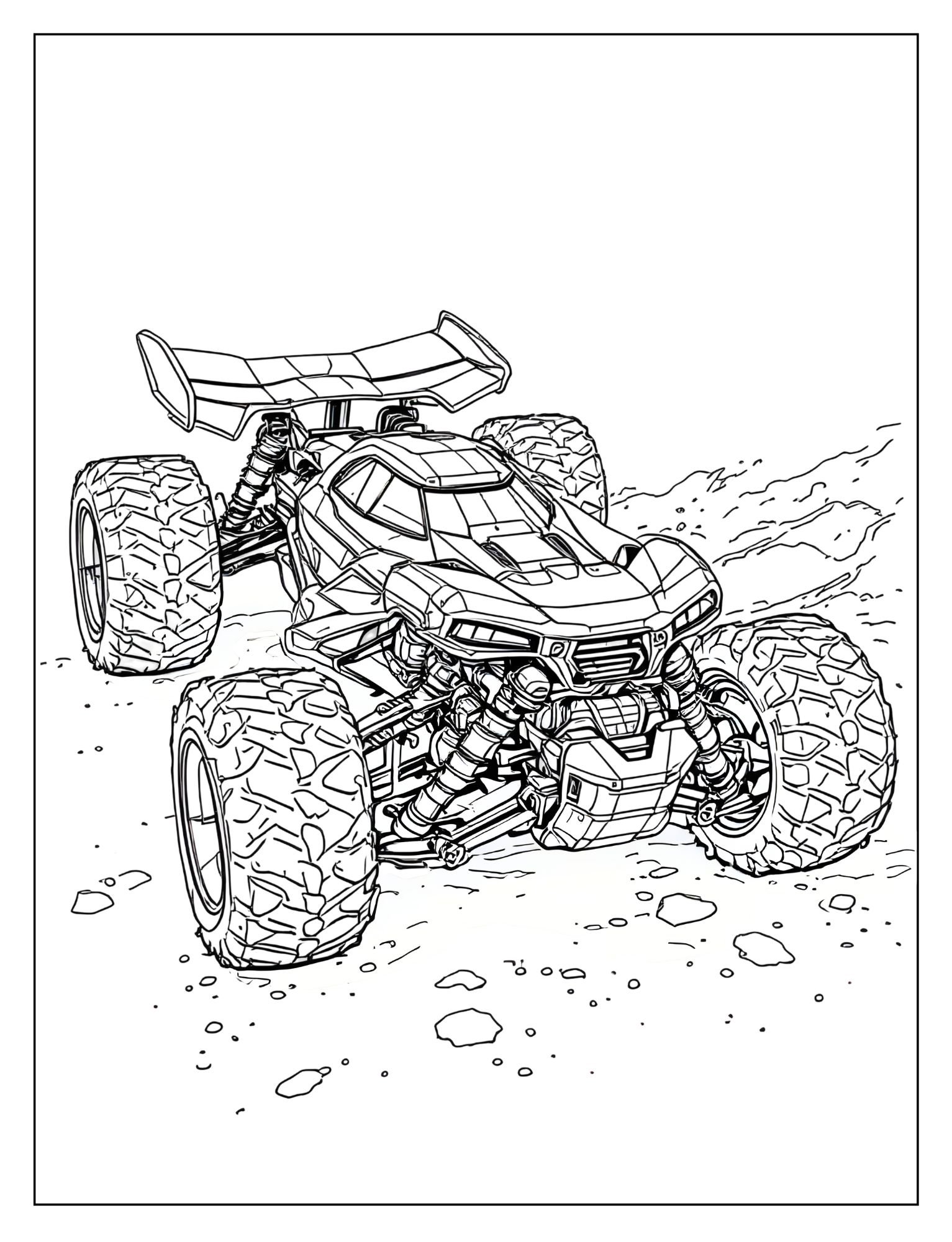 15 Free Remote Control Car Coloring Pages (PDF Printables) - Freentable