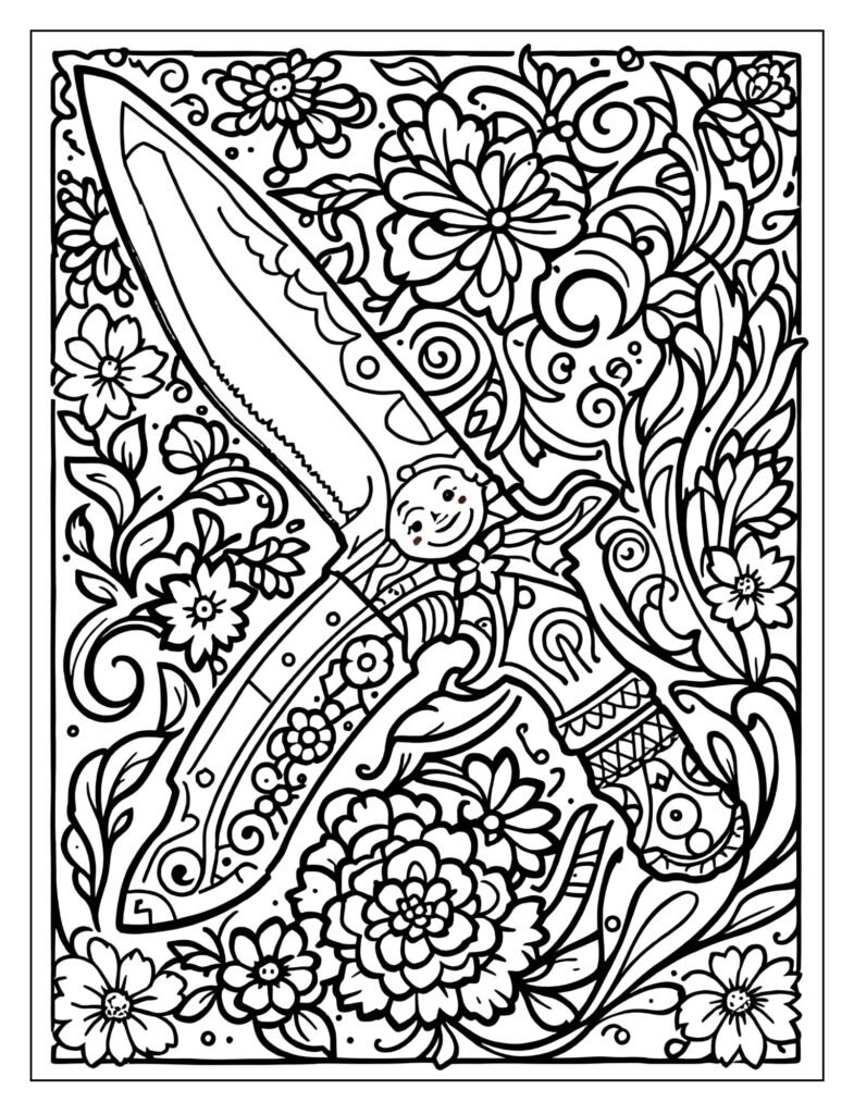 A ceremonial Tumi knife with a curved blade and an ornate human-like handle.

